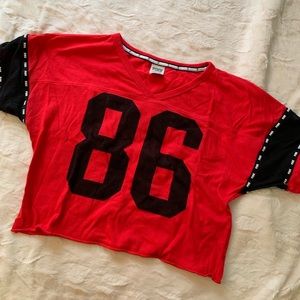 PINK crop top (XS)